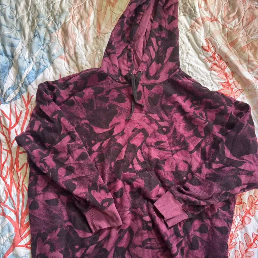 Torrid Burgundy and Black Hoodie